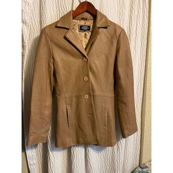 Real leather costa Blanca cero jacket (#413) - Picture 1 of 15